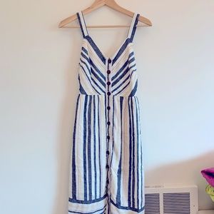 Universal Thread Button Front Midi Dress (XS)